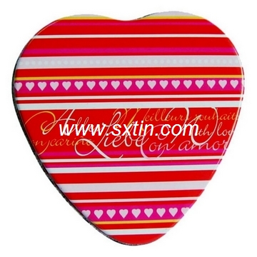 Heart-shaped tin DA002