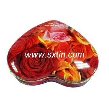 Heart-shaped tin DB003