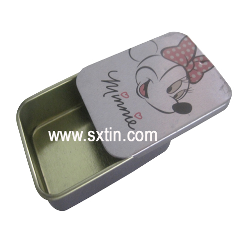 Disney sliding eraser small tin