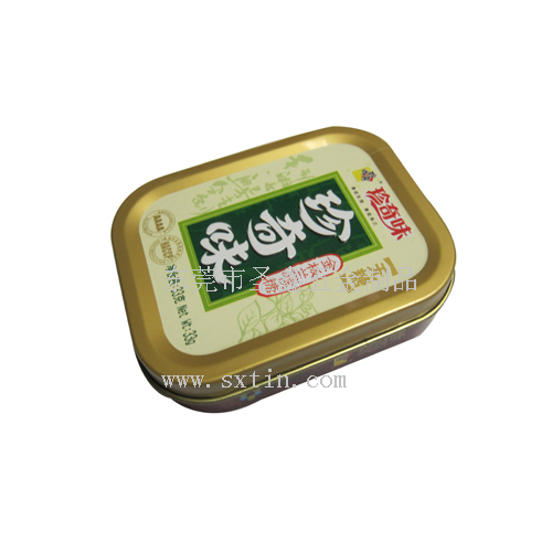 Exotic flavor tin